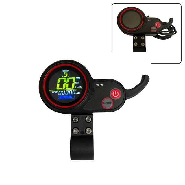 Yosoo Health Gear Écran LCD de Vélo électrique, 5 Broches 24V 36V 48V 60V Panneau de Commande D