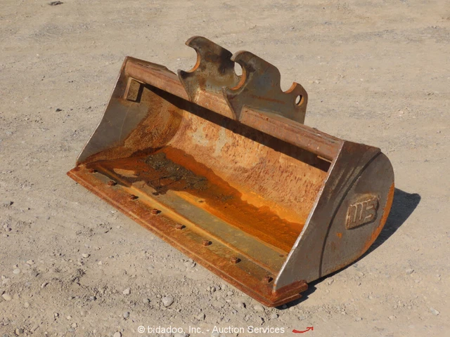 Werk Brau KX057-4 WB 48" Clean Out Bucket Attachment For Mini Excavators bidadoo