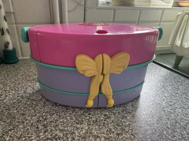 Vintage Polly Pocket Fashion Show Hat Box Complete