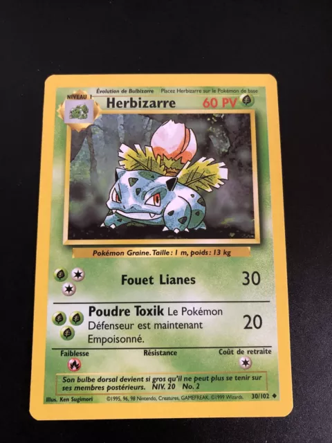 Unco Herbizarre - Pokemon 30/102 Base Set Edition 2 New Fr C1