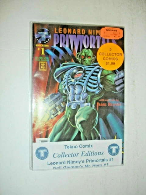 Tekno Comix Collector Editions Pack Primortals #1 Mr. Hero #1