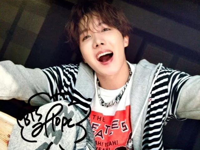 BTS J-Hope Photo Autographed Signed Hobi Bangtan Boys Limited with Certificate 3