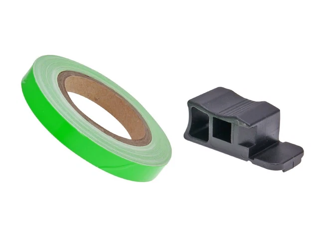 Adesivo bordo cerchio verde neon 7 mm 600 cm 101 ottani