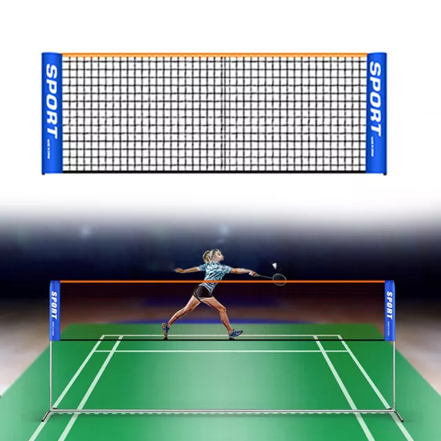 Portable Foldable Badminton Mesh Volleyball Net  Set Outdoor Beach Sport