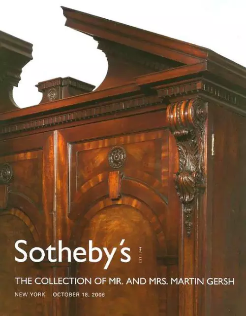 Sotheby's / The Martin Gersh Antique Collection Post Auction Catalog 2006