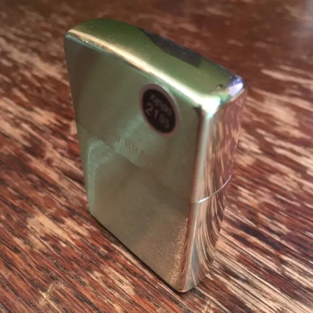 Genuine Zippo brushed solid brass windproof Lighter CASE ONLY No Insert/Box