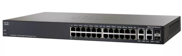 Cisco Small Business SG300-28PP Managed L3 Gigabit Ethernet (10/100/1000) Bla...