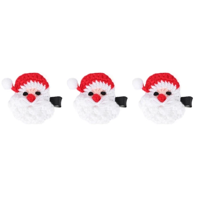 3x Deer Haar Clip Urlaub Haar Clips Rentier Geweih Stirnband Bobby Pin