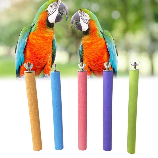 5 stücke Papagei Vogel Sandähnliche Stick Rod Klaue Schleifstangen Stehen Kauen 2