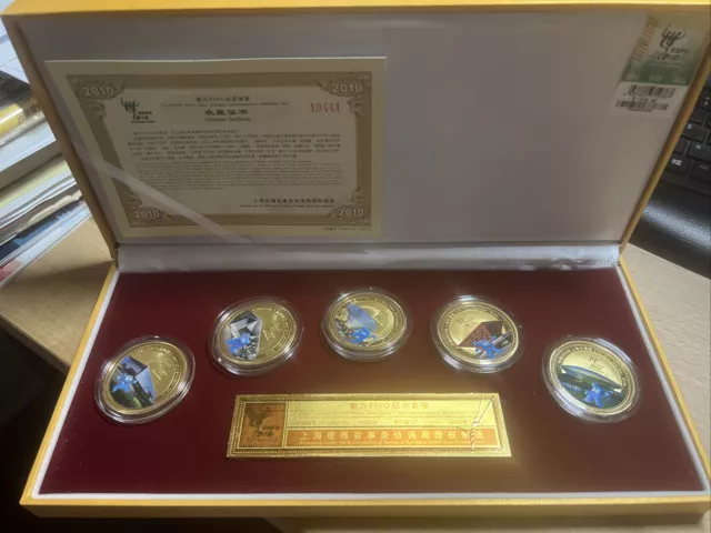 China Shanghai Expo 2010 Coin Set NEW