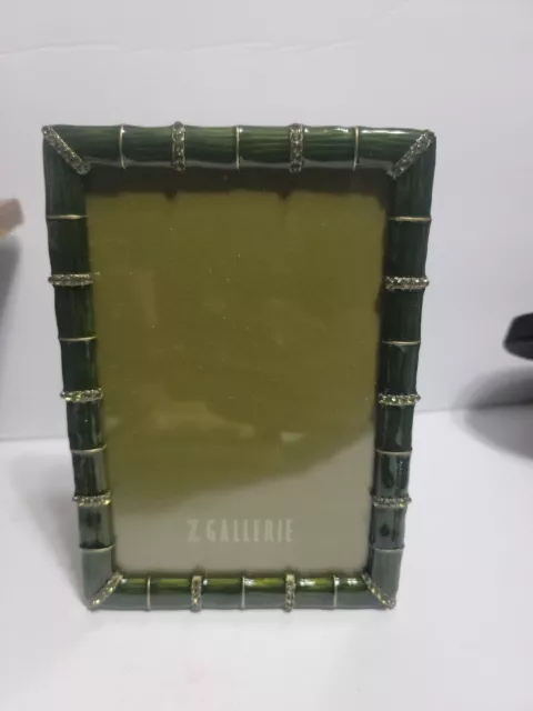 Z Gallerie  Jeweled Beautiful Picture Frame 4" x 6”