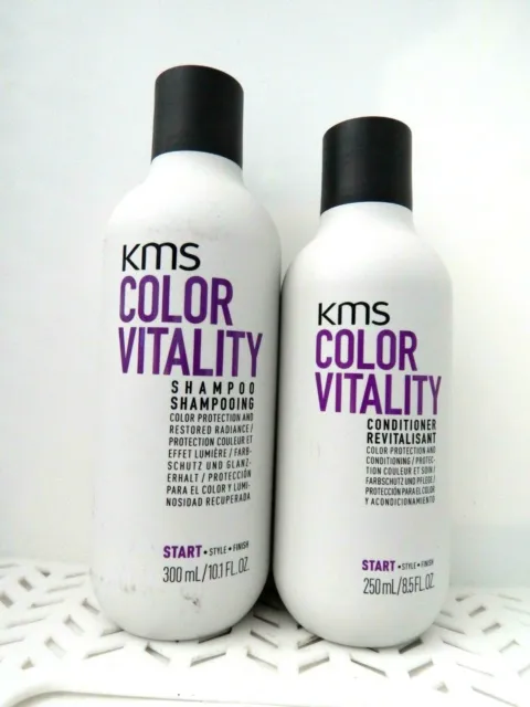 KMS Color Vitality SHAMPOO 10.1 oz & CONDITIONER 8.5 oz (43/42) 2pc Combo