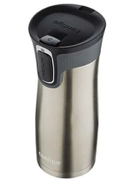 Stainless Steel Travel Mug, Contigo 16 Oz. Autoseal West Loop Vacuum-Insulated 6