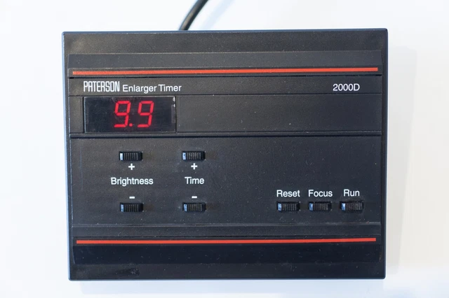 Temporizador Ampliador Electrónico Digital Paterson 2000D - 1-99 Segundos - Estado en muy buen estado.