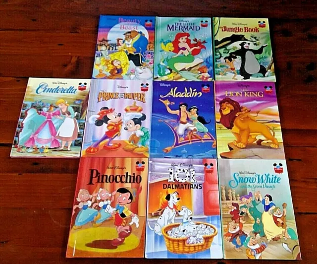 Disneys Wonderful World Of Reading Book Bundle (Vintage Hardcovers) Cinderella