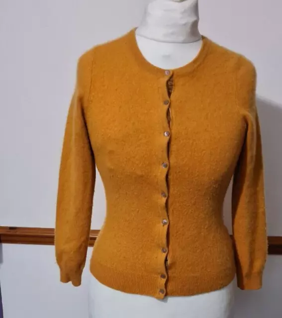 Marks and spencer deals mustard cardigan