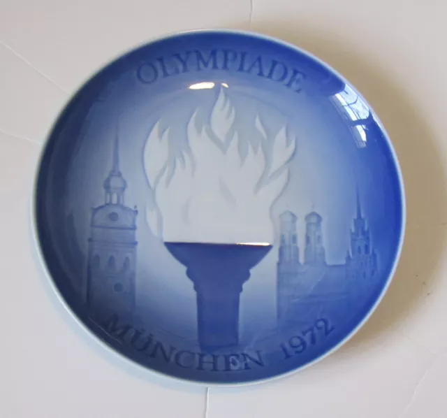 Decorative Collector Plate, MUNICH 1972 Olympics; 7 inch, Germany, Bavaria