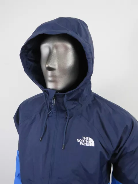 NWT Mens The North Face Antora Dryvent Waterproof Hoodie Rain Jacket - Navy 3