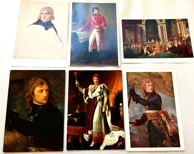 LOT OF 6 NAPOLON French Old Postcards!