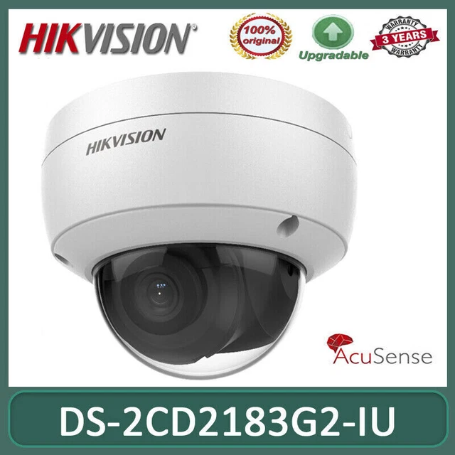 thumbnail image 2 of Hikvision 8MP 4K Outdoor Dome Security Camera With Audio - Weatherproof PoE IP Camera With Human Detection 2 of 12