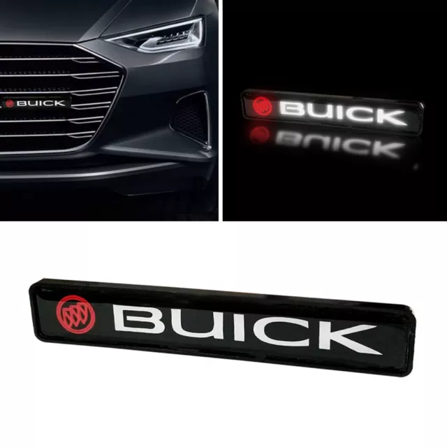 BUICK LED Logo Light Car For Front Grille Badge Illuminated Decal Sticker