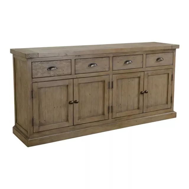 Trent Home 4-drawer Reclaimed Pine Sideboard in Weathered Brown