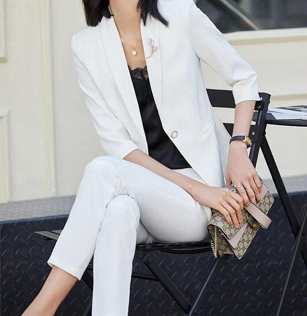 Completo elegante bianco sales