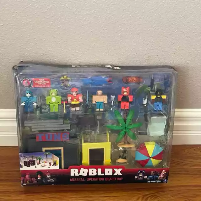 NIB Roblox Action Collection - Arsenal: Operation Beach Day Deluxe Playset