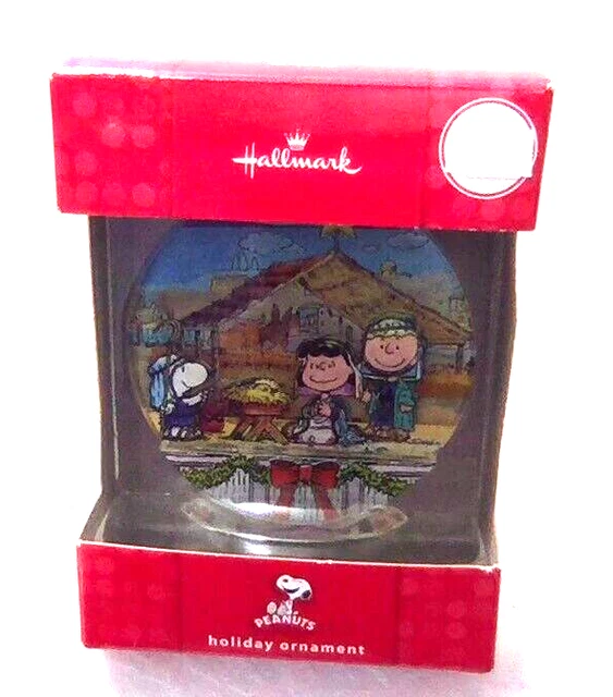 PEANUTS HALLMARK HOLIDAY Ornament Box Snoopy Charlie Brown And Lucy New