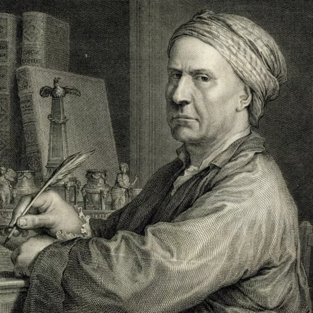 Portrait Guillaume Thomas Raynal - Cochin gravure Nicolas de Launay XVIIIe
