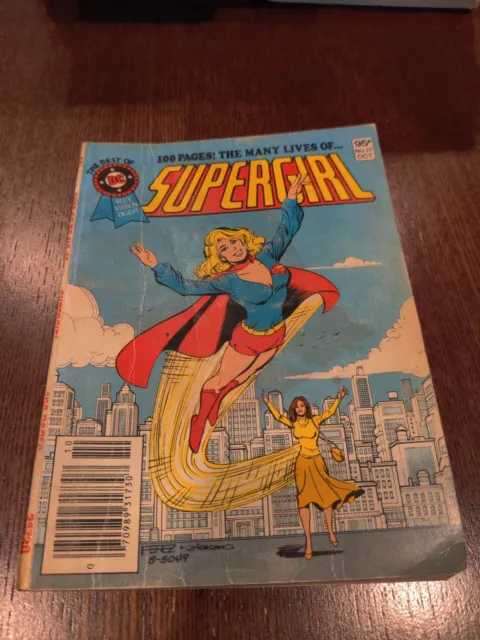 DC BLUE RIBBON BEST OF  COMICS DIGEST #17 (1981) Supergirl
