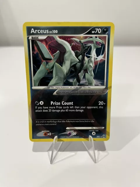 Arceus AR1 - AR9 - Complete Set Collection - Platinum Arceus - Pokemon - VLP/LP 2