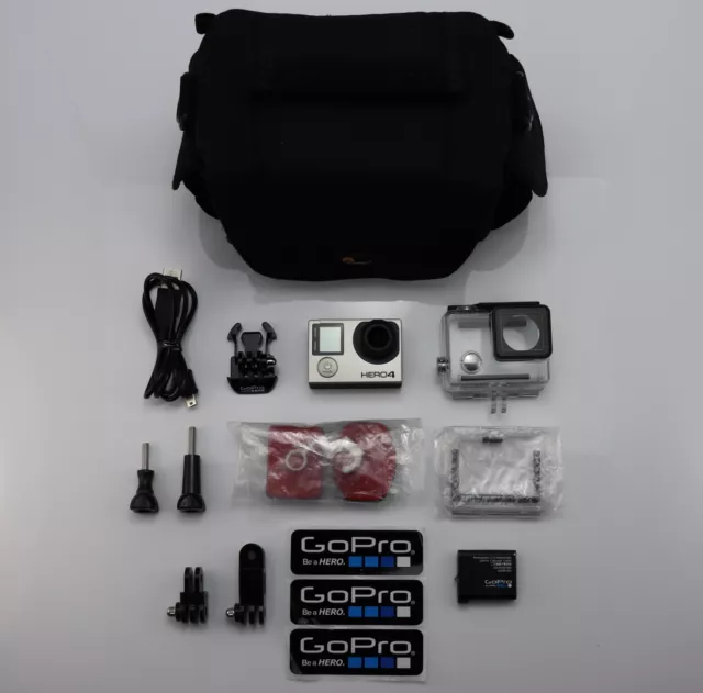 Gopro Hero 4 Black Edition Camcorder 1080P / 4K Ultra Hd Sdhc Action Video Cam