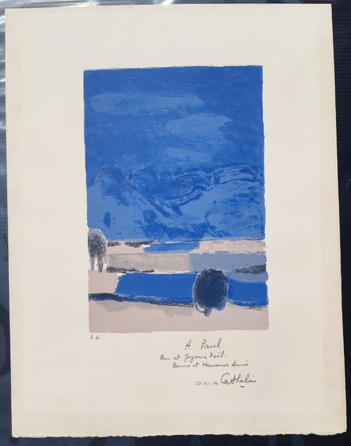 LITHOGRAPHIE ORIGINALE - Signée & Numérotée * Antoine Scantamburlo * EA