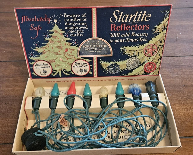 NOMA CHRISTMAS LIGHTBULBS w Cord and Box Vintage 17.70 PicClick
