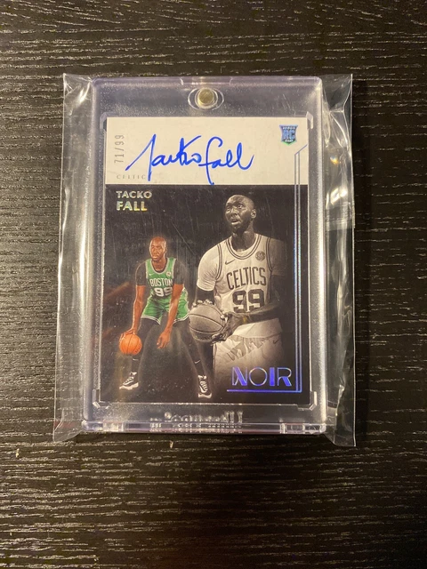 2019-20 Panini Noir Tacko Fall RC Rookie AUTO /99 Boston Celtics