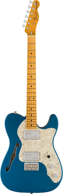 Fender American Vintage II 1972 Telecaster Thinline, Lake Placid Blue (NEW)