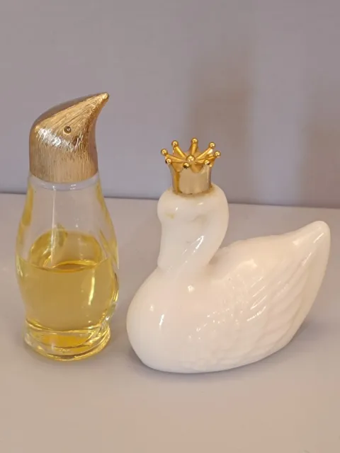 Vintage Avon Perfume Glass Bottles - Half Full - Collectible Cologne Fragrance