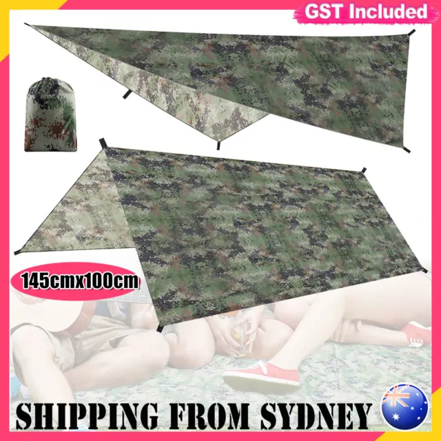 Waterproof Outdoor Camping Tarp Rain Fly Tent for Canopy Hammock Hiking Cover AU