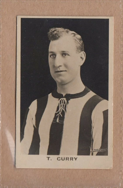1922 DC Thomson Footballers Signed Real Photos - Tommy Curry, Newcastle United