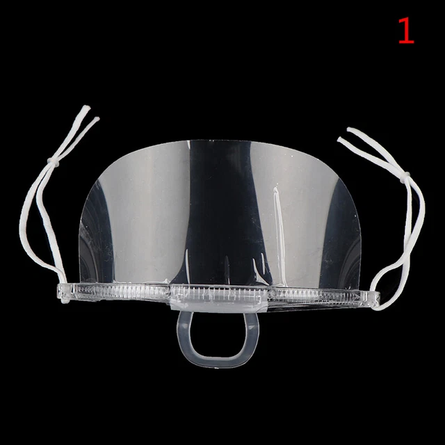 Reusable Transparent Anti-fog Mask Shield Cover Plastic Anti-saliva Mouth Shi Pe