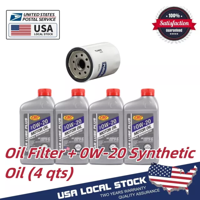 Replace Honda Oil Filter + CMJ 0W-20 Synthetic Oil (4 qts) - Oil Change Kit