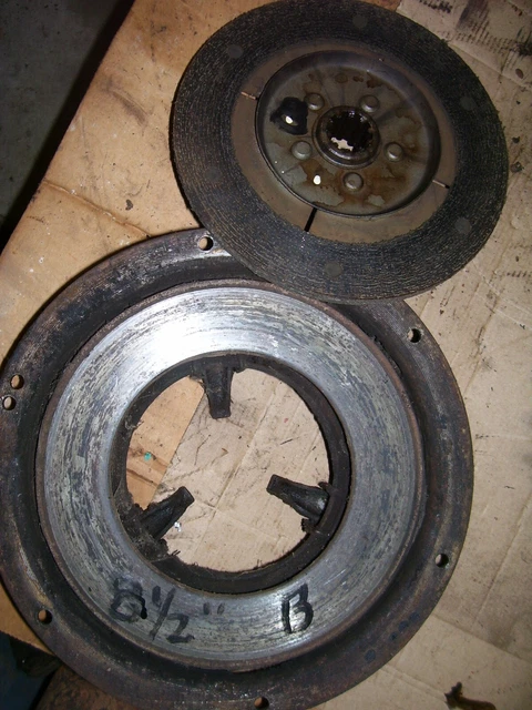 Vintage  Allis Chalmers  B Tractor - 8 1/2" Clutch Disc & Pressure Plate -1938