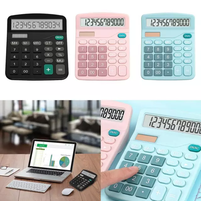 12-digit electronic calculator large screen desktop home office T8X2