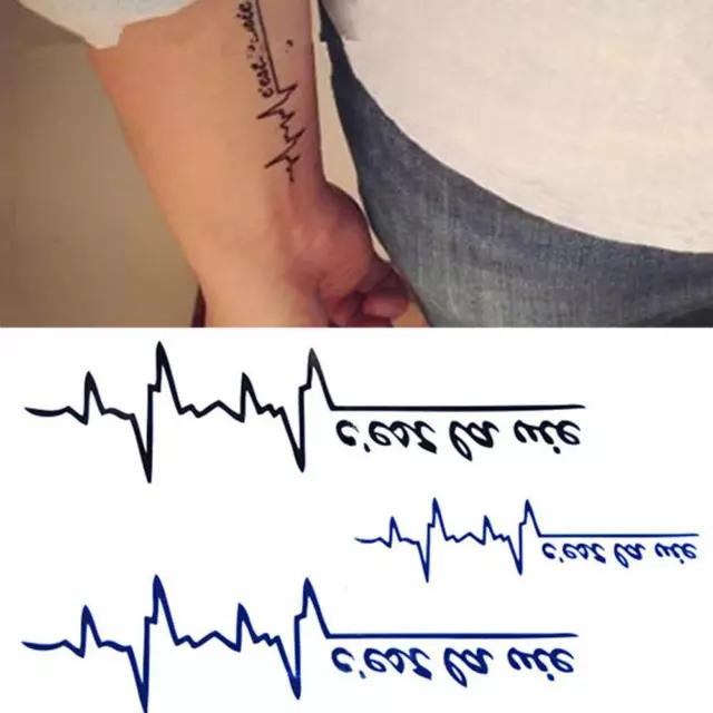 C'Est La Vie Wasserdichte Temporäre Tattoos Arm Frauen Heiß！ Aufkleber Y5P8