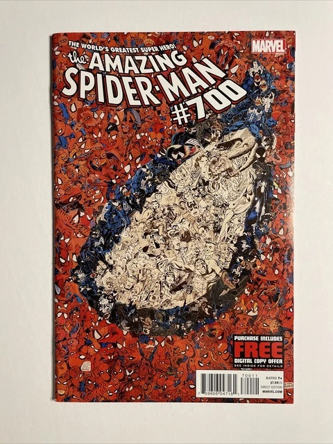 Amazing Spider-Man #700 (2013) 9.4 NM Marvel High Grade Collage Cover Peter Park