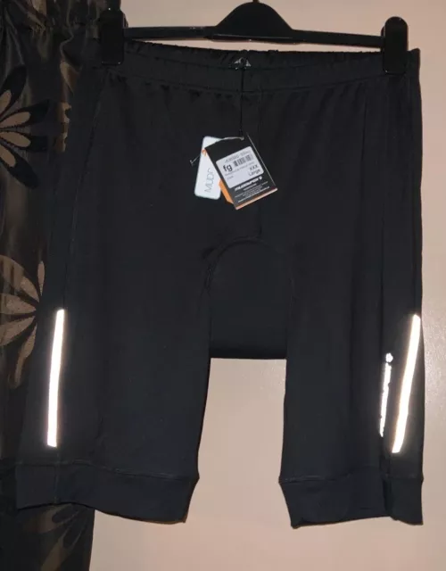 MENS MUDDYFOX BLACK cycling shorts padded seat size 3XL 6.00