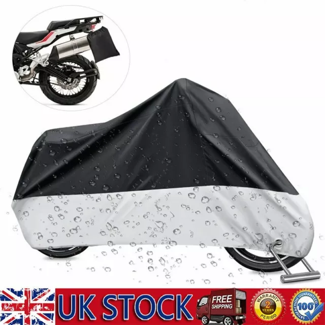 Waterproof Large Motorcycle Cover Oxford Heavy Duty Dustproof Motorbike Shelter