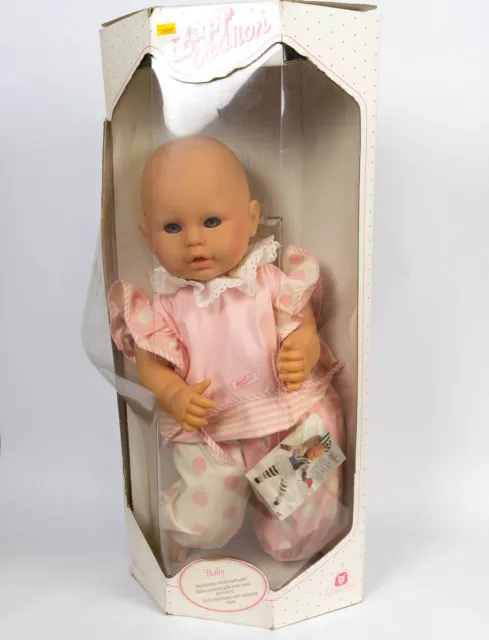 BNIB 1987 Zapf Creations 56cm doll Baby pink outfit
