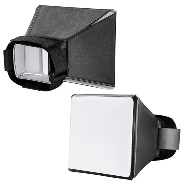 Flash de fotografía portátil Softbox Difusor Flash Lámpara Soft Box para cámara réflex digital